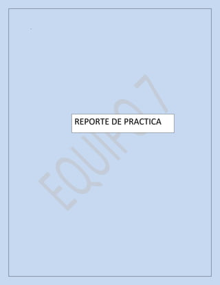.
REPORTE DE PRACTICA
 