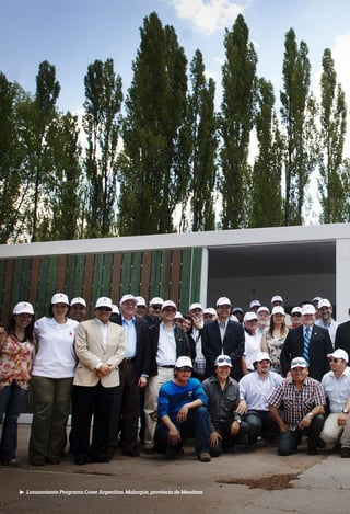 Lanzamiento Programa Creer Argentina. Malargüe, provincia de Mendoza
 