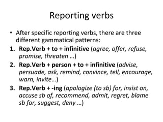 Rep Language Examples Reported Speech.pptx