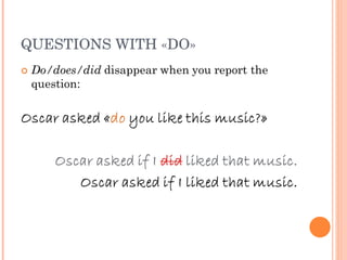 QUESTIONS WITH «DO» 