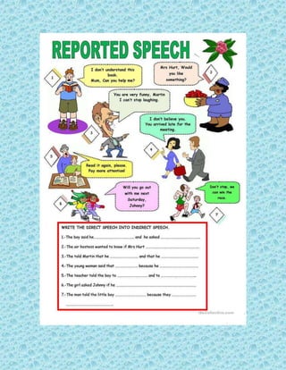 REPORTED SPEECH
