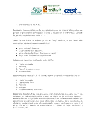 Reporte Final Centro Ideas