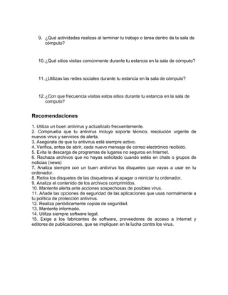 Reporte final de auditoria