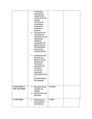 Reporte final de auditoria