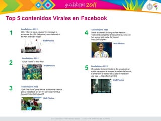 Top 5 contenidos Virales en Facebook

 1                          4



 2
                            5


 3
 