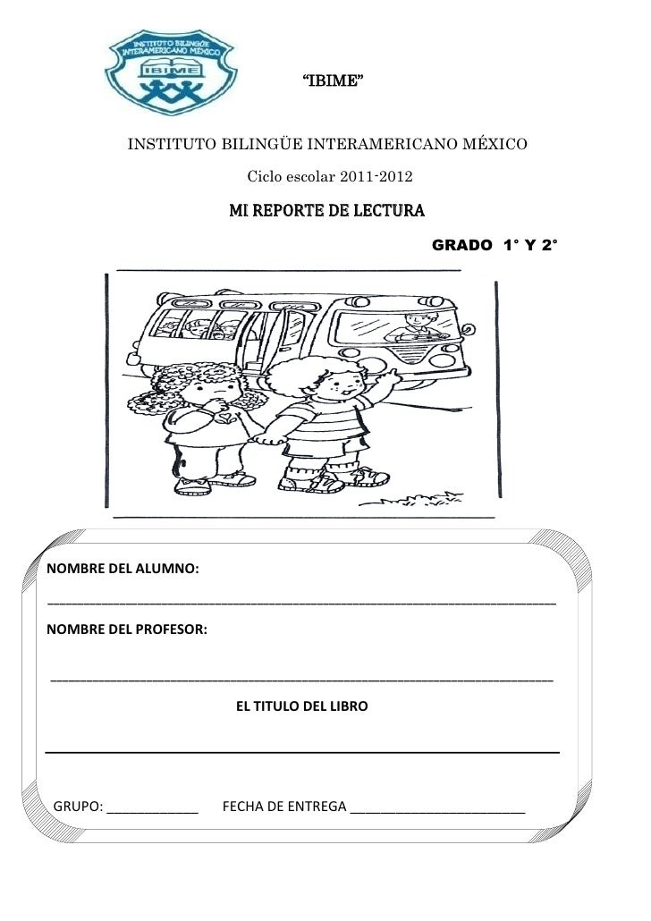 reporte lectura grados 1ro y 2do