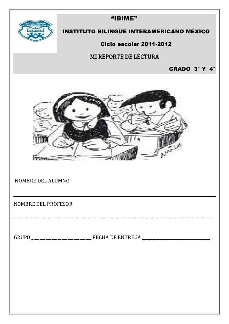 reporte lectura grados 3ro y 4to