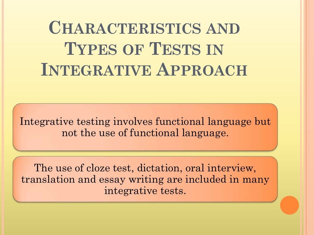 Language Testing: Approaches and Techniques