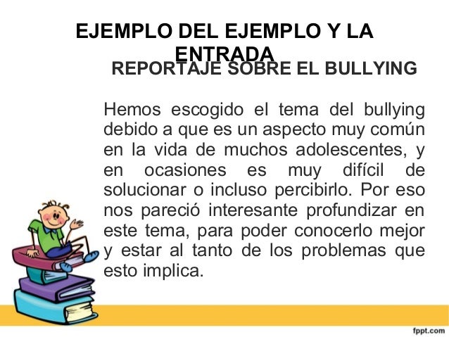 Resultado de imagen de reportajes sobre el bullying