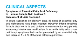 Fatty Acid Deficiency Rash The Biosynthesis of Fatty Acids AnatomyPhysiology | PPTX