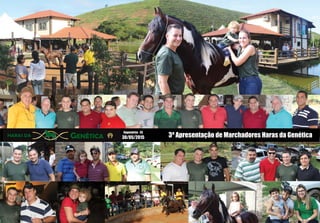 28 www.reportercapixaba.com 29www.reportercapixaba.com
3ª Apresentação de Marchadores Haras da Genética
Itapemirim - ES
30/05/2015
 