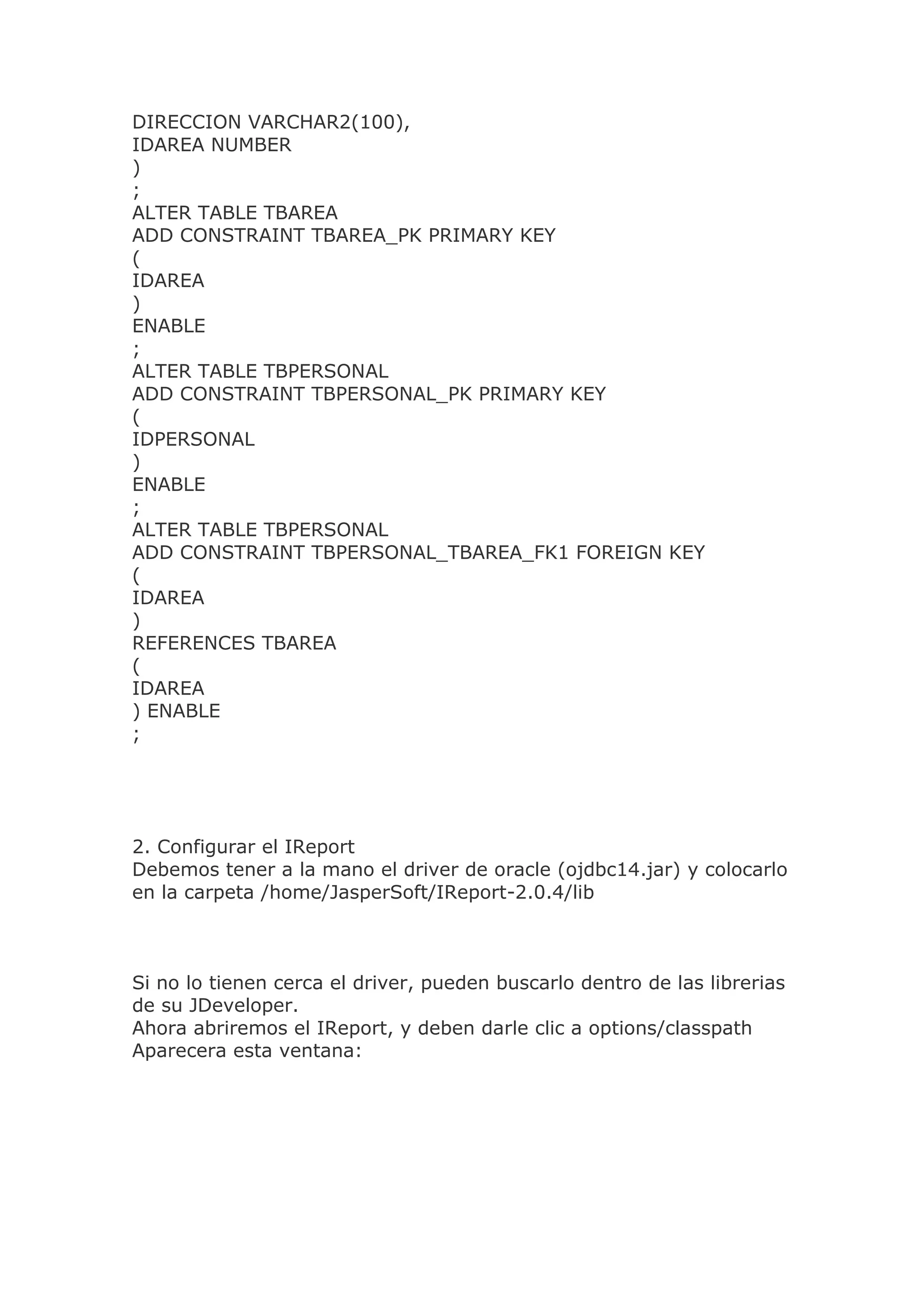 Reportes En J Developer   Parte 1 Y 2