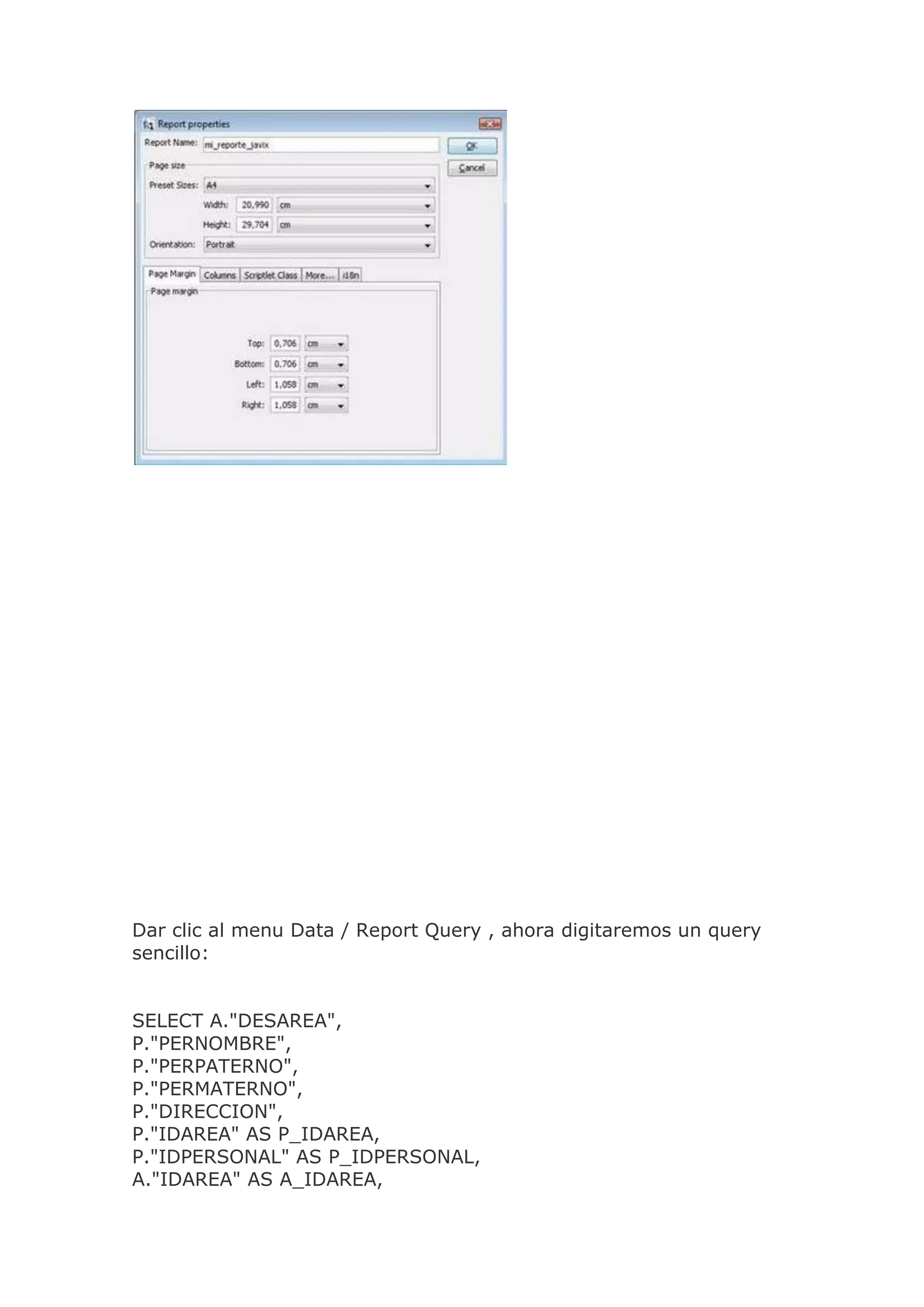 Reportes En J Developer   Parte 1 Y 2