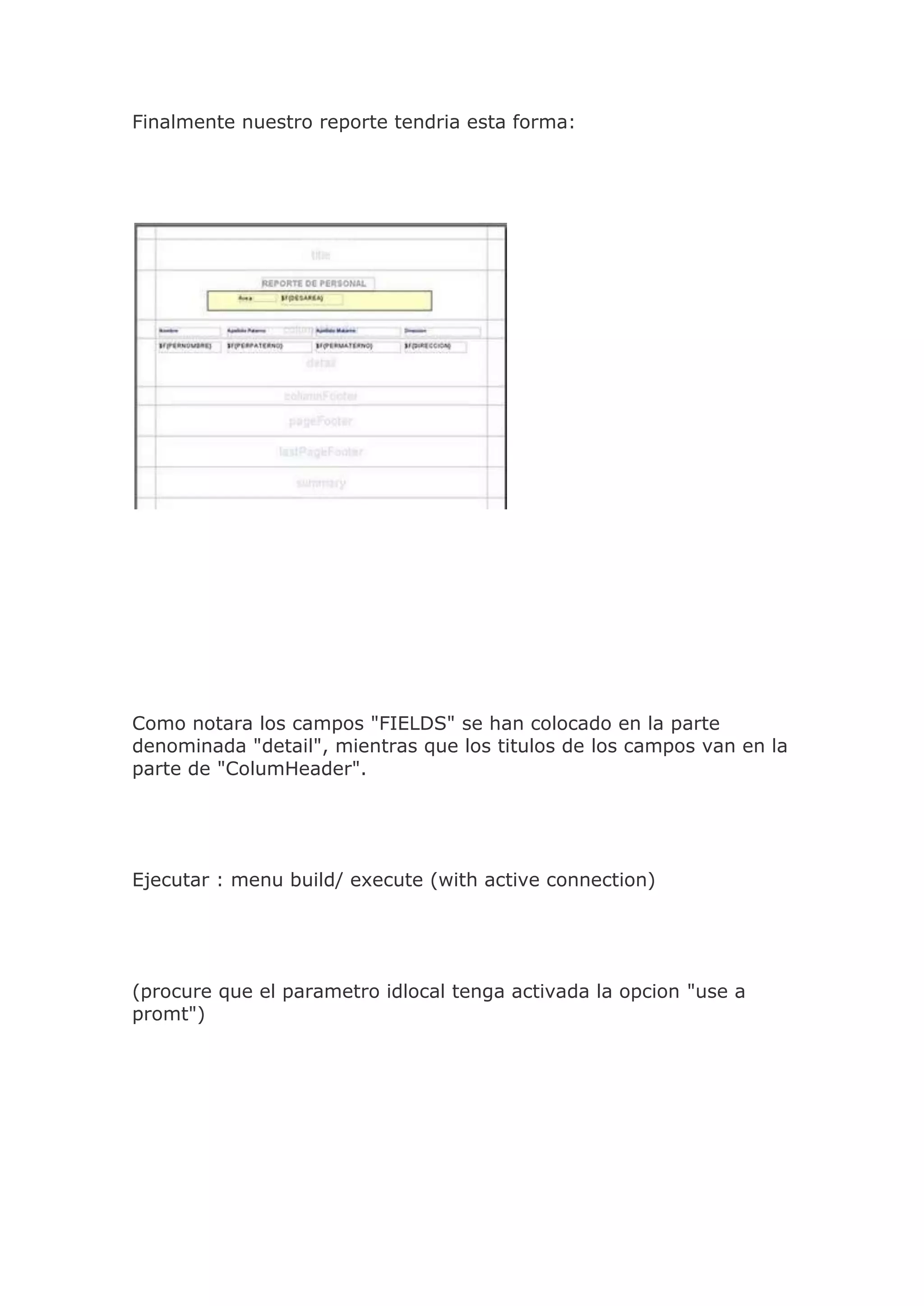 Reportes En J Developer   Parte 1 Y 2