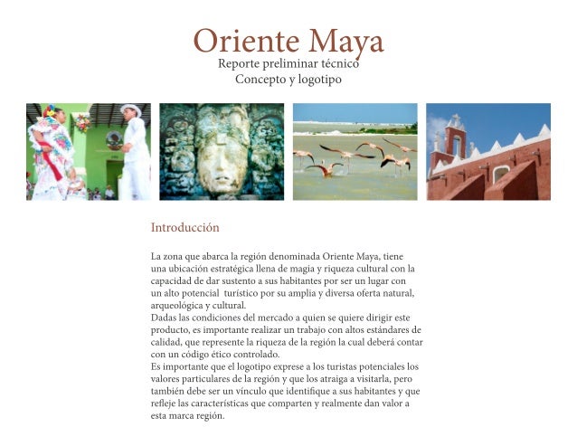 Reporte técnico oriente maya