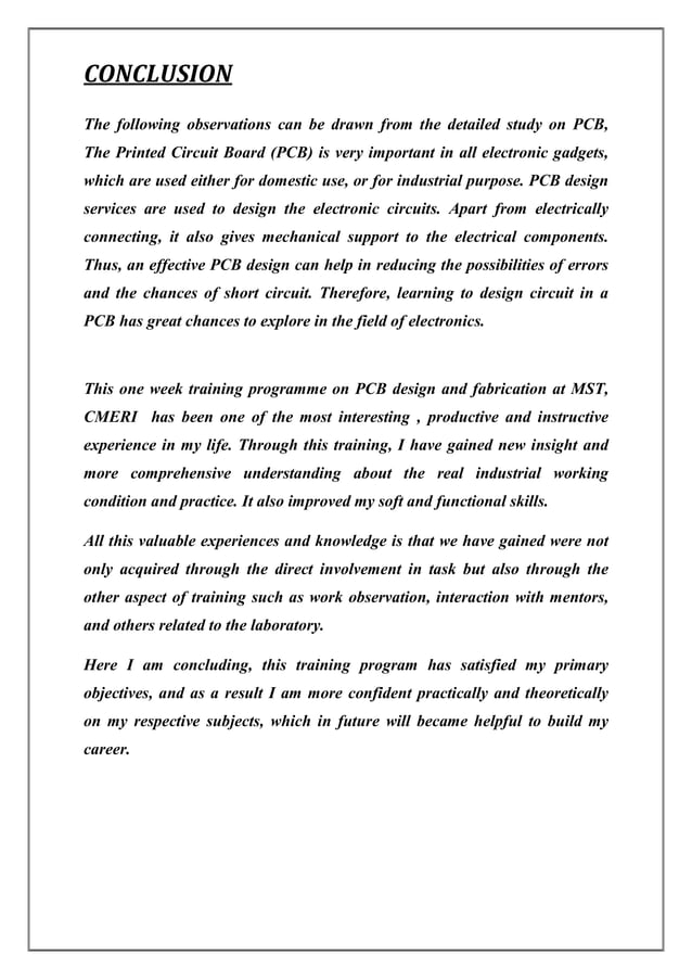 Report on PCB designing and fabrication by Prince Rohan | PDF