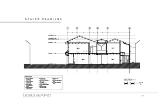 TAYLOR‟S UNIVERSITY SCHOOL OF ARCHITECTURE, BUILDING AND DESIGN SCALED DRAWINGS SECTION Y1 141  