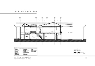 TAYLOR‟S UNIVERSITY SCHOOL OF ARCHITECTURE, BUILDING AND DESIGN SCALED DRAWINGS SECTION Y3 143  