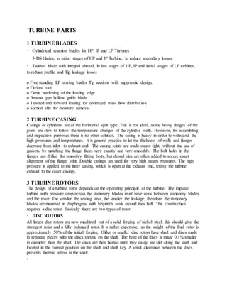 Lp Rotor Inner Inner Casing BHEL MECHANICAL ( 4TH YEAR ) INTERNSHIP -BLOCK-3(TURBINE SHOP) | DOCX