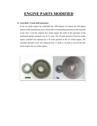 A Seminar Report On Six Stroke Engine | PDF