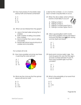 Mathdali Example MathDali Evaluation: A Report Prepared for the Knowledge Channel ...
