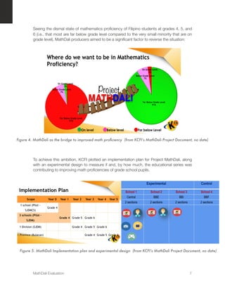 Mathdali Example MathDali Evaluation: A Report Prepared for the Knowledge Channel ...