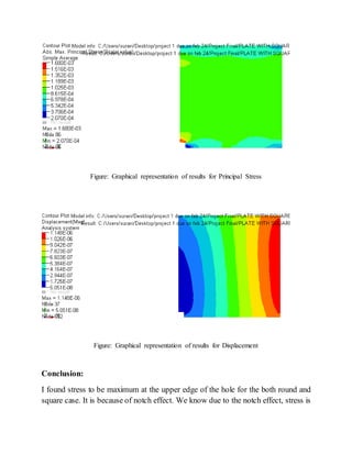 Determination of stress using Hypermesh-Optistruct | DOCX