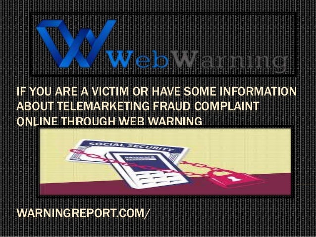Report fraudulent phone scams