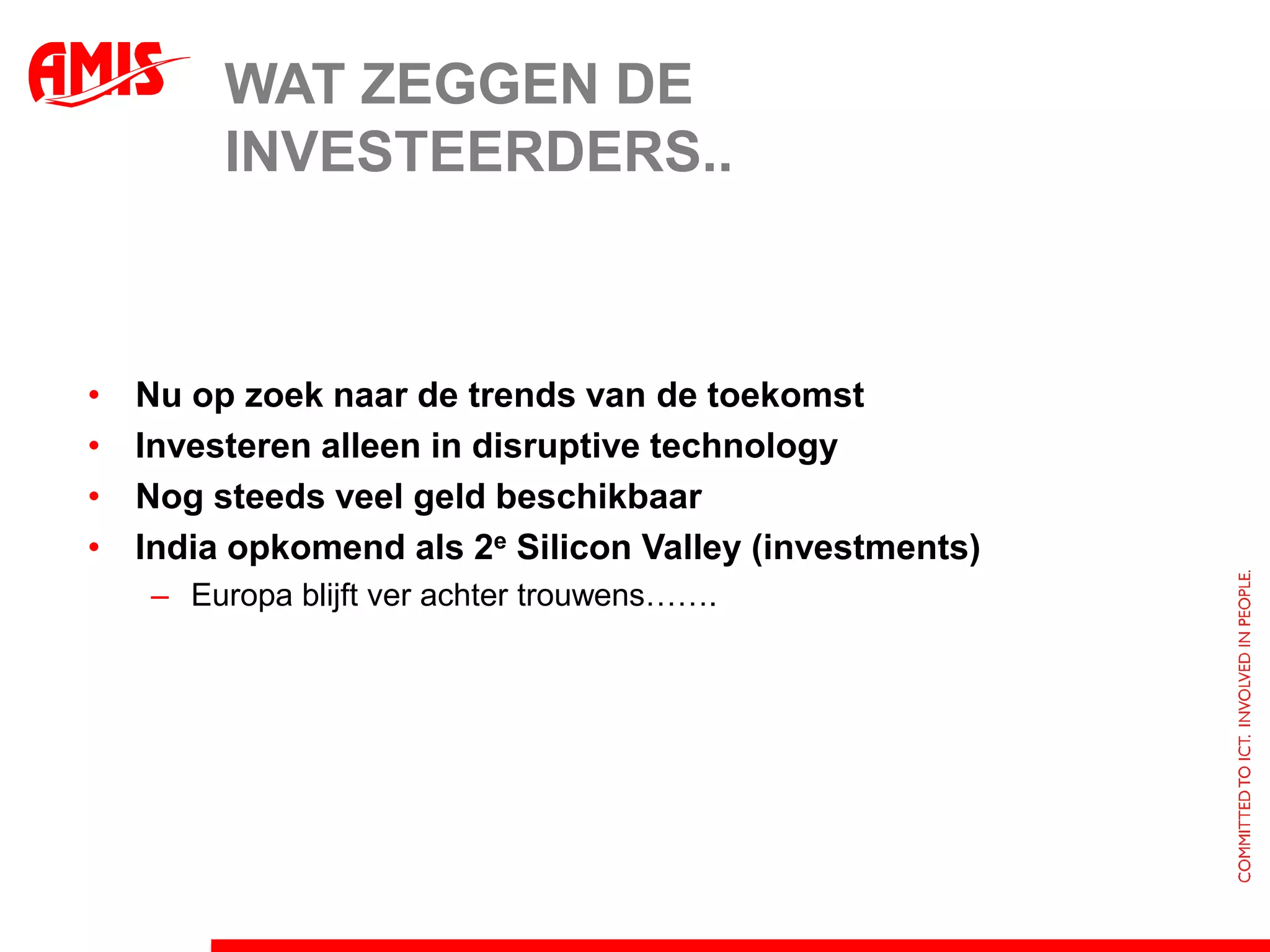 Trainingen en MasterclassesLeer van de professionals van AMISSchrijf je in via www.amis.nl28 oktober 2011	Oracle Database 10g/11g Advanced Security 18 november 2011  	SOA voor Oracle Database Professionals door Peter Ebell 2 december 2011    	Advanced Oracle ADF 11g door Luc Bors 