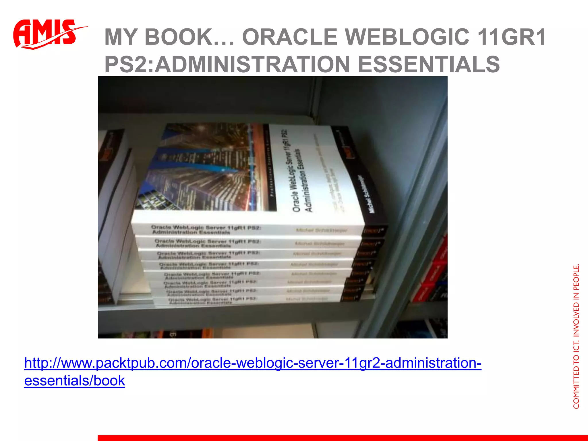 EXALOGIC: STATUS & ROADMAPTuxedo12CApplication server solution for C/C++/COBOL applications Cloud ready infrastructureAlready for a long time Service OrientedProvide messaging solution for C/C++/COBOLSupply tools to handle mainframe data migration