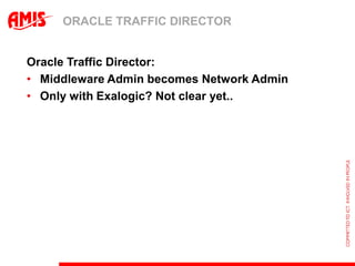 EXALOGIC: STATUS & ROADMAP