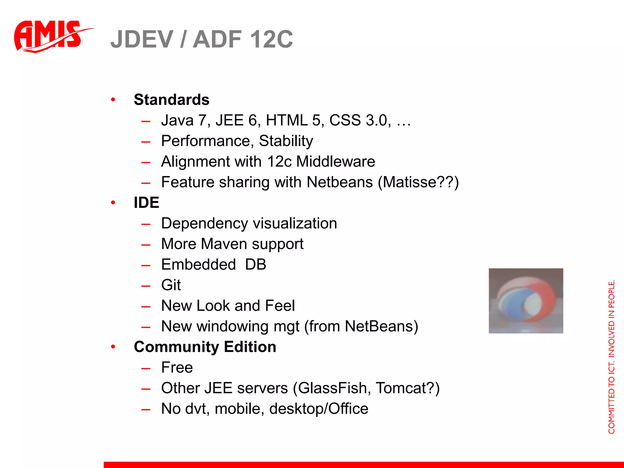 ADF timelineOracle CloudSupportOOW1120122013201111.1.1.511.1.1.4JDev 11g R111.1.1.711.1.1.611.1.2.111.1.2.2JDev 11g R2JDev 12cJune20112009NetBeansOEPE11.1.1.8