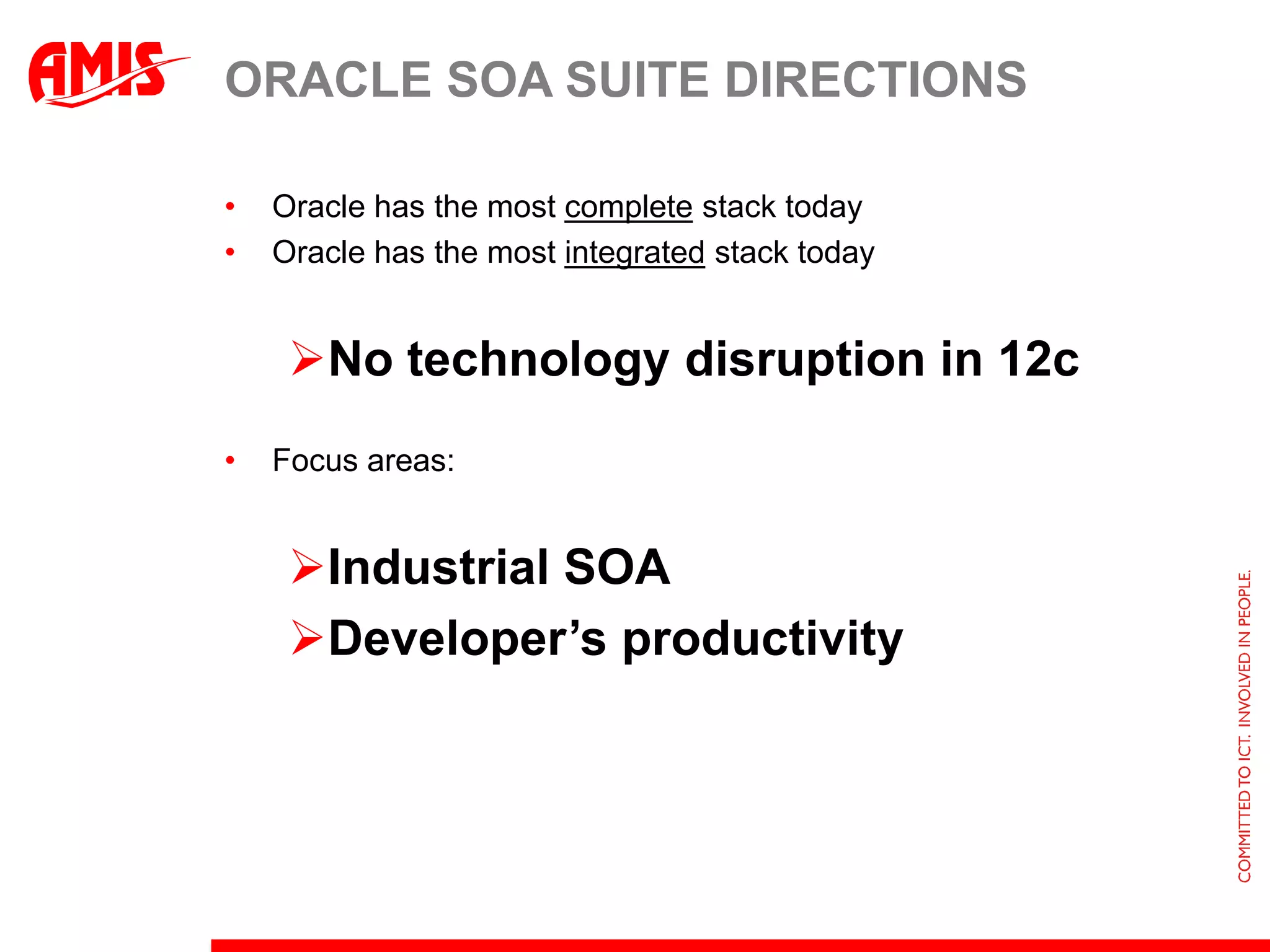 Oracle SOA Suite Roadmap