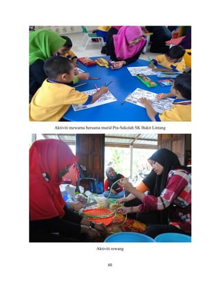 60
Aktiviti mewarna bersama murid Pra-Sekolah SK Bukit Lintang
Aktiviti rewang
 