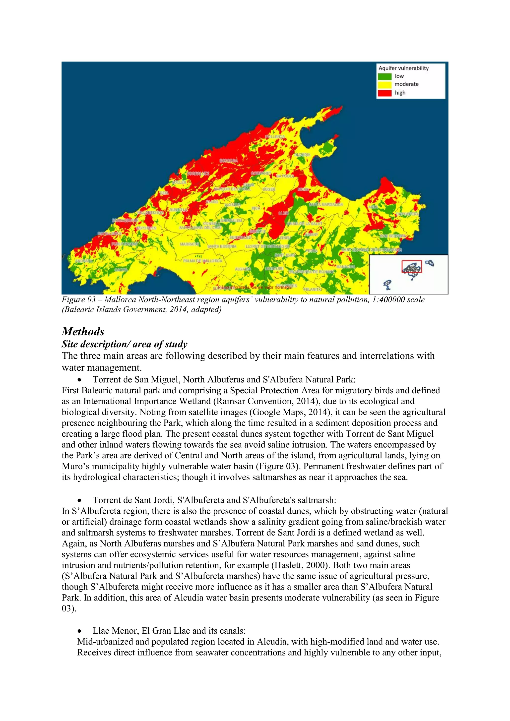 Water quality study in Mallorca’s island North-Northeast region: GIS ...
