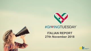 ITALIAN REPORT
27th November 2018
 