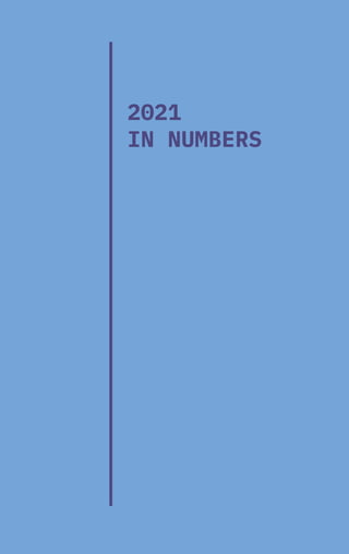 10
2021
IN NUMBERS
 