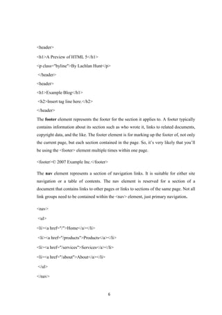 Report html5 | DOCX