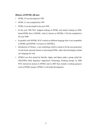 Report html5 | DOCX