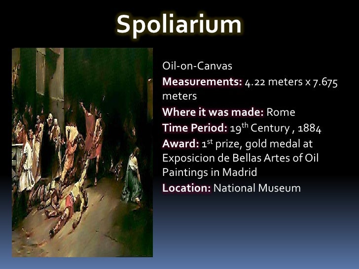 Spolarium painting story 1