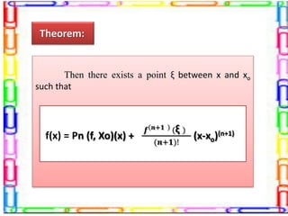 Taylor's Theorem Example taylors theorem | PPTX