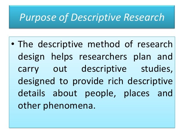 What Is Descriptive Research Types Of Nursing Research What Is 