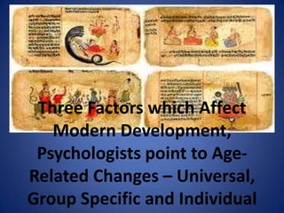 All physical changes that happen from infancy to adulthood are programmed and re part of the plan for the physical body.“Right time to live an independent life”