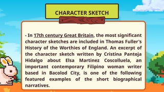 BIOGRAPHICAL NARRATIVES: BIOGRAPHY, PROFILE, CHARACTER SKETCH ...