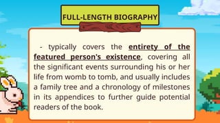 BIOGRAPHICAL NARRATIVES: BIOGRAPHY, PROFILE, CHARACTER SKETCH ...