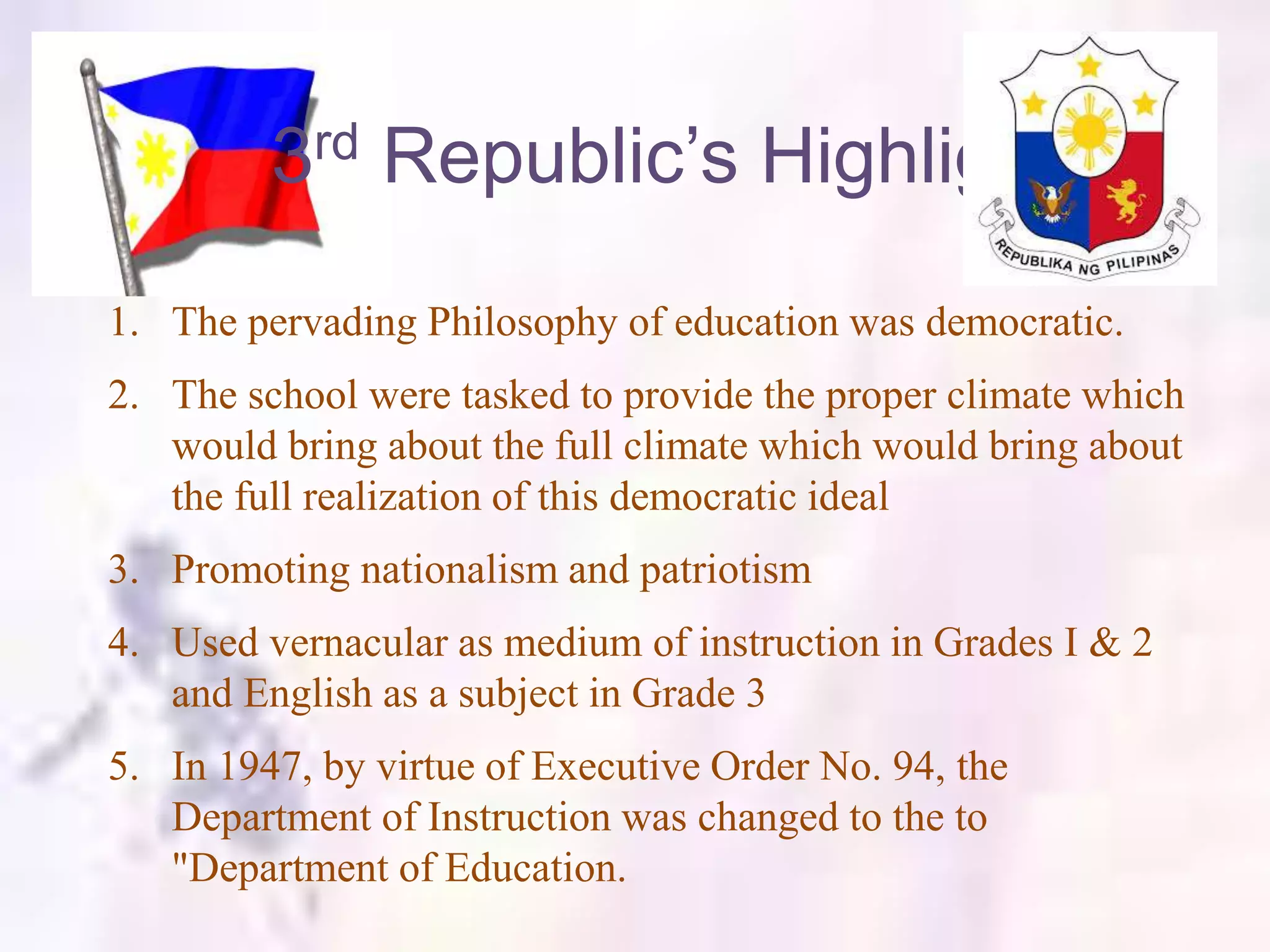 Historical Foundation of Philippine Curriculum | PPTX