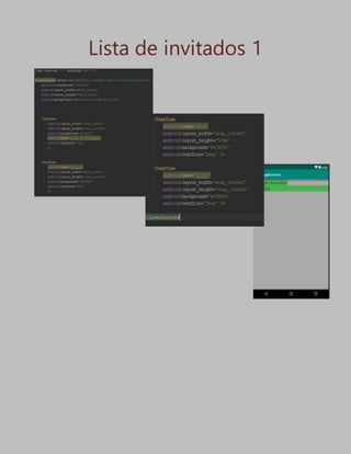 Lista de invitados 1
 