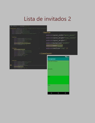 Lista de invitados 2
 