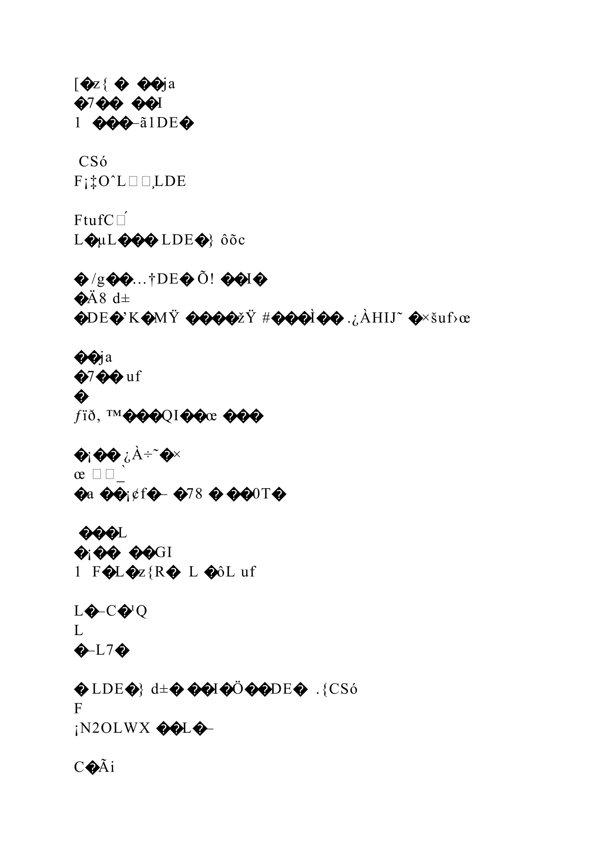 [�z{ � ��ja
�7�� ��I
1 ���–ã1DE�
CSó
F¡‡OˆL��̧LDE
FtufC�́
L�µL��� LDE�} ôõc
� /g��…†DE� Õ! ��I�
�Ä8 d±
�DE�’K�MŸ ����žŸ #���Ì�� .¿ÀHIJ˜ �×šuf›œ
��ja
�7�� uf
�
ƒïð, ™���QI��œ ���
�¡�� ¿À÷˜�×
œ ��_̀
�a ��¡¢f�– �78 � ��0T�
���L
�¡�� ��GI
1 F�L�z{R� L �ôL uf
L�–C�¹Q
L
�–L7�
� LDE�} d±� ��I�Ö��DE� .{CSó
F
¡N2OLWX ��L�–
C�Ãi
 