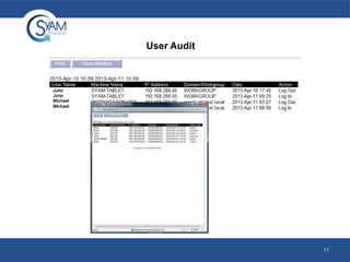 User Audit

11

 